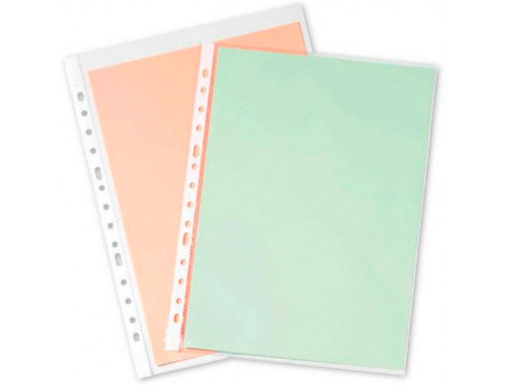 BOLSA CATALOGO/MICA Q-CONNECT FOLIO 120 MICRONS CRISTAL BOLSA DE 10 UNIDADES