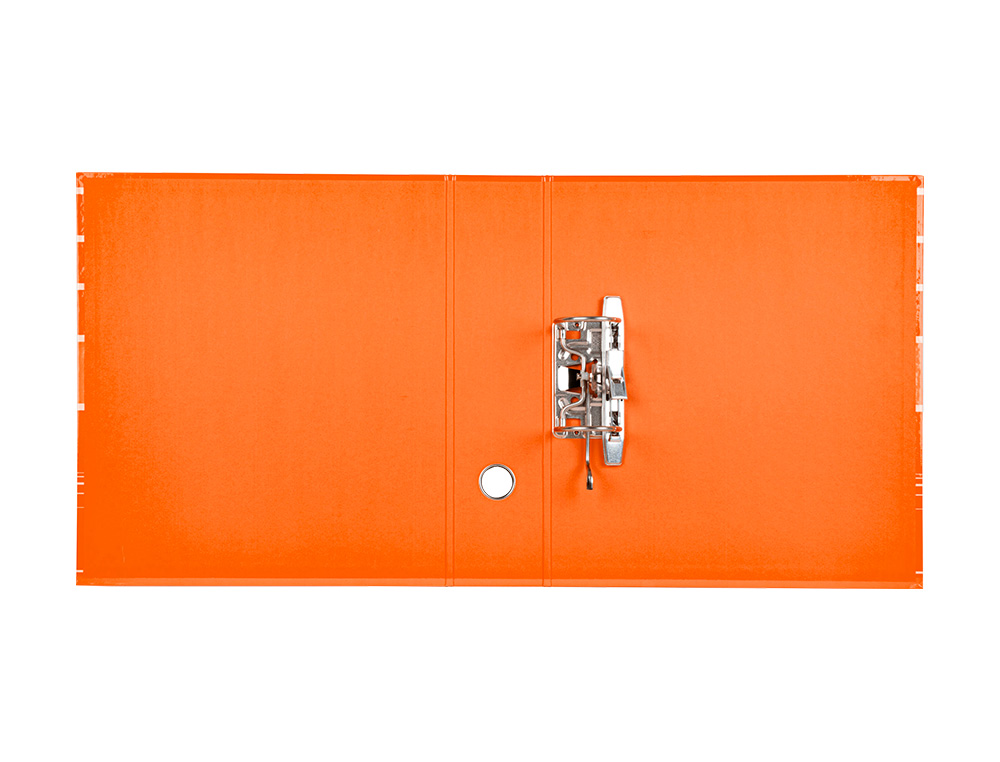 PASTA DE ARQUIVO DE ALAVANCA LIDERPAPEL FILING SYSTEM CARTAO FORRADO DIN A4 COM CAIXA LARANJA