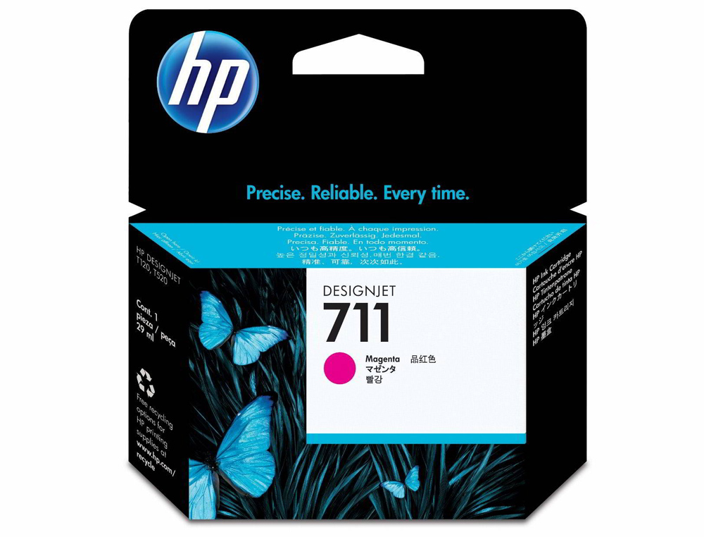 TINTEIRO HP 711 MAGENTA 29 ML DESIGNJET T120 / T520