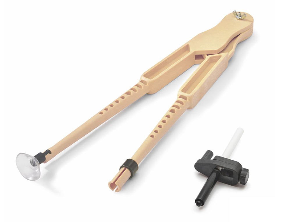 COMPASSO PARA QUADRO FAIBO DE PLASTICO COM ADAPTADOR IMITACAO EM MADEIRA 42 CM