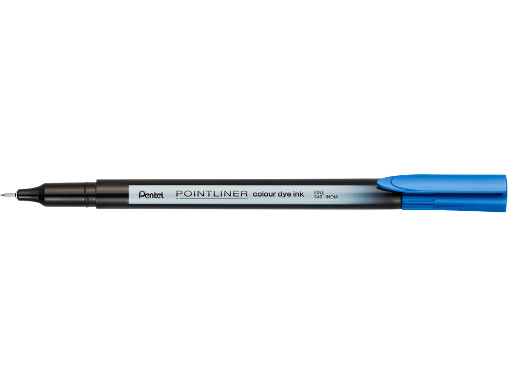 MARCADOR PENTEL DE FIBRA POINTLINER AZUL VITORIA 0,4 MM