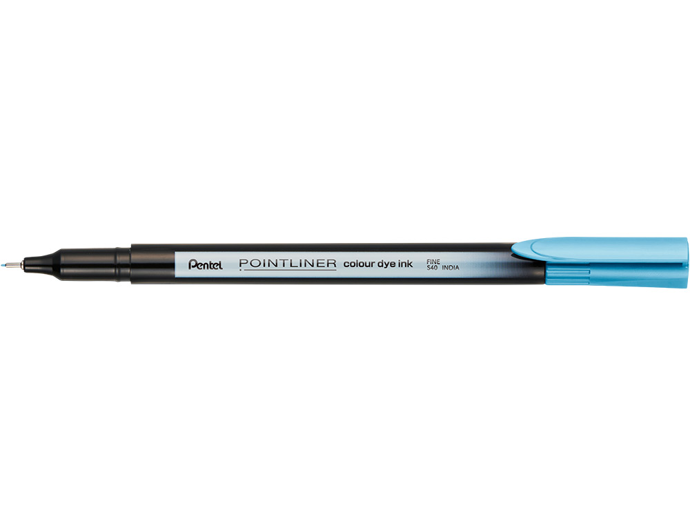 MARCADOR PENTEL DE FIBRA POINTLINER AZUL MAR 0,4 MM