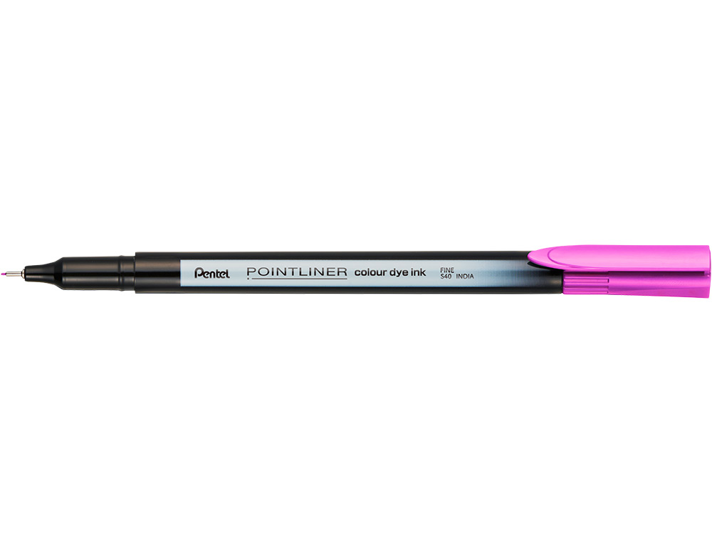 MARCADOR PENTEL DE FIBRA POINTLINER FUCSIA 0,4 MM