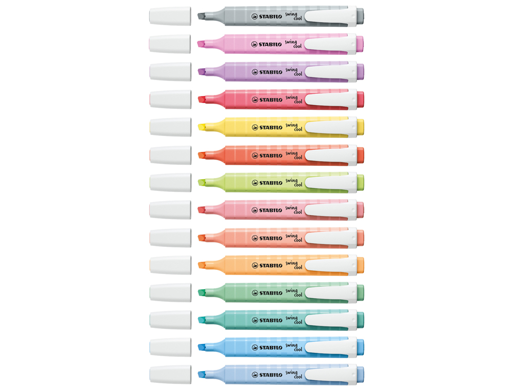 MARCADOR FLUORESCENTE STABILO SWING COOL PASTEL LARANJA PALIDO