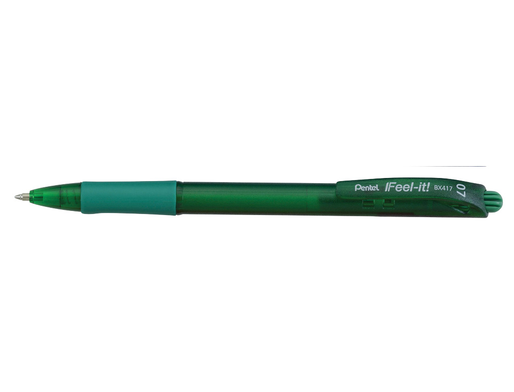 ESFEROGRAFICA PENTEL RETRATIL BX417 COR VERDE