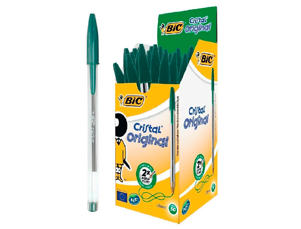 ESFEROGRAFICA BIC CRISTAL VERDE UNIDADE
