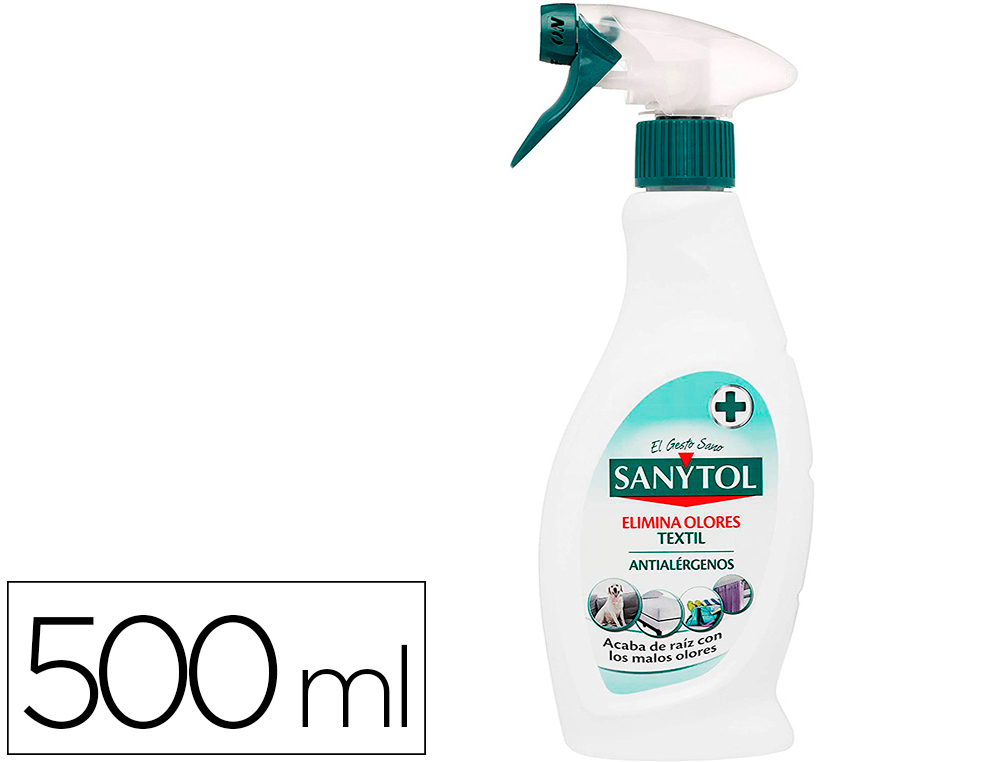 CARRY B2C | QUITAOLOR SANYTOL TEXTIL CON PULVERIZADOR BOTE 500 ML