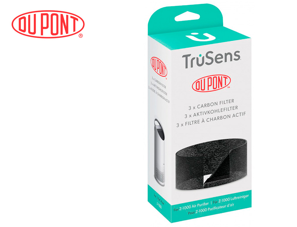 FILTRO DE CARBONO LEITZ DUPONT PARA PURIFICADOR DE AR TRUSENS Z-1000 PACK DE 3 UNIDADES