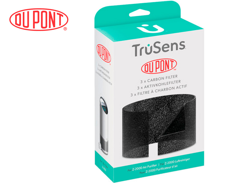 FILTRO DE CARBONO LEITZ DUPONT PARA PURIFICADOR DE AR TRUSENS Z-2000 PACK DE 3 UNIDADES