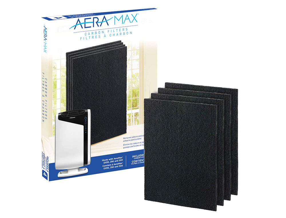 FILTRO DE CARBONO FELLOWES PARA PURIFICADOR DX-95 PACK DE 4 UNIDADES