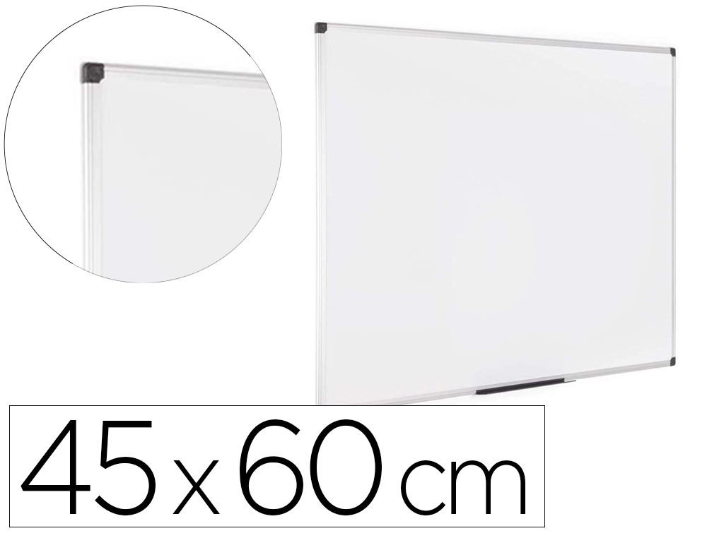 QUADRO BRANCO BI-OFFICE EARTH LACADO MAGNETICO MOLDURA DE ALUMINIO 45X60 CM