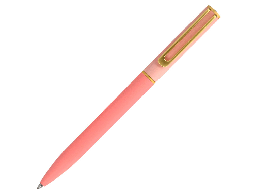ESFEROGRAFICA BELIUS BARI SET COM 2 ESFEROGRAFICAS COR ROSA PONTA 1 MM TINTA AZUL EM CAIXA DE OFERTA