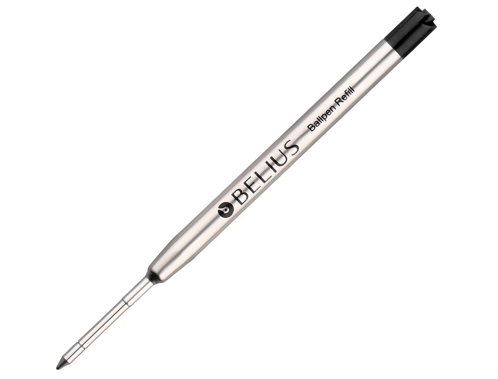 RECARGA ESFEROGRAFICA BELIUS PRETO 0,8 MM CAIXA 3 UNIDADES