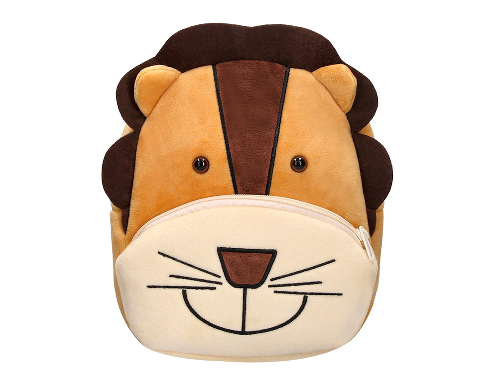 MOCHILA INFANTIL LIDERPAPEL LEAO PELUCHE 260X100X240 MM