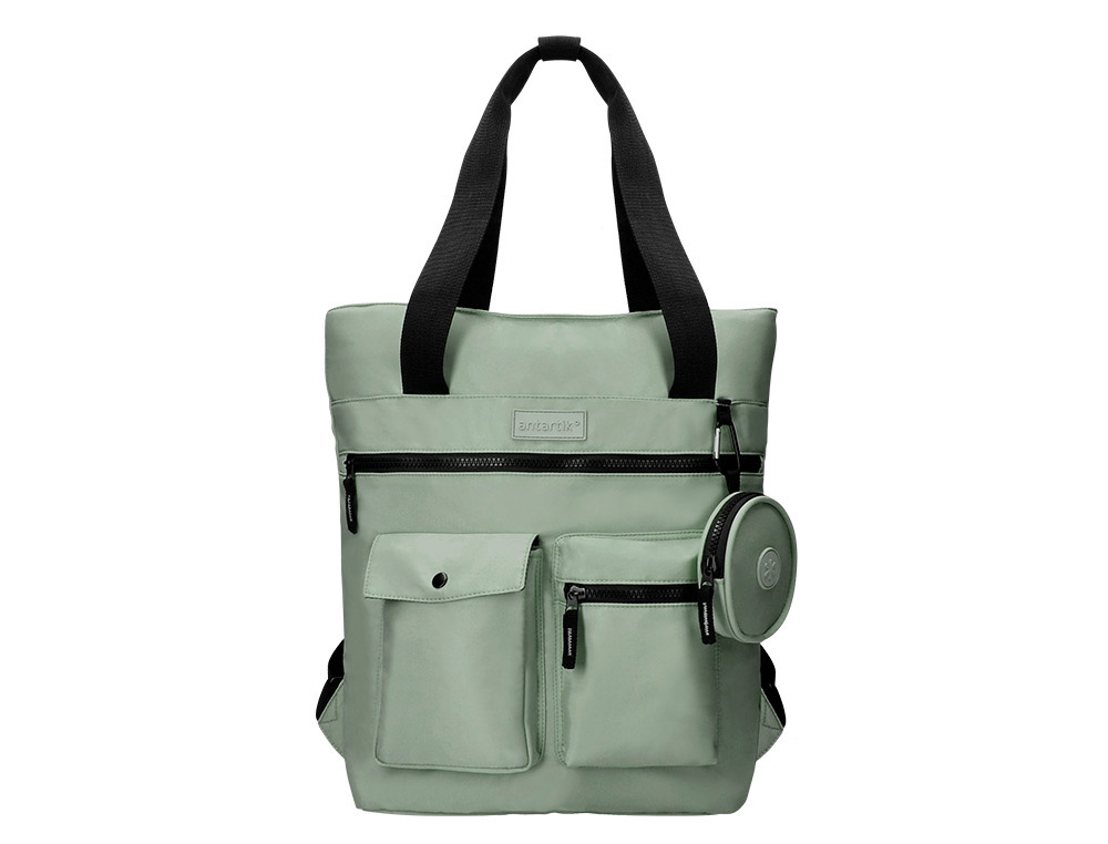 MOCHILA ANTARTIK BOLSO CASUAL COR VERDE 400X120X390 MM