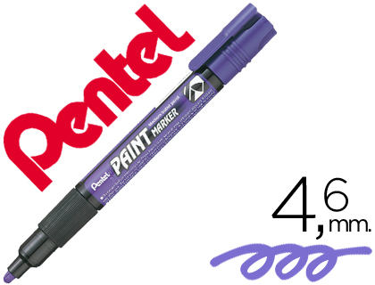 MARCADOR PENTEL MMP20 PAINT VIDRO E PLASTICO VIOLETA
