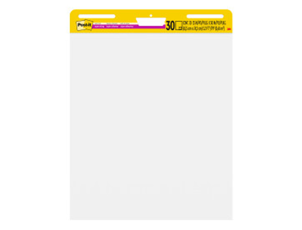 BLOCO CONGRESSO POST-IT LISO 775 X 635MM COM 30 FOLHAS 80 GR PACK PROMOCIONAL 2+1