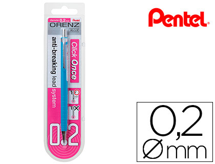 LAPISEIRA PENTEL ORENZ 0,2 MM -AZUL-EM BLISTER DE 1 UNIDADE